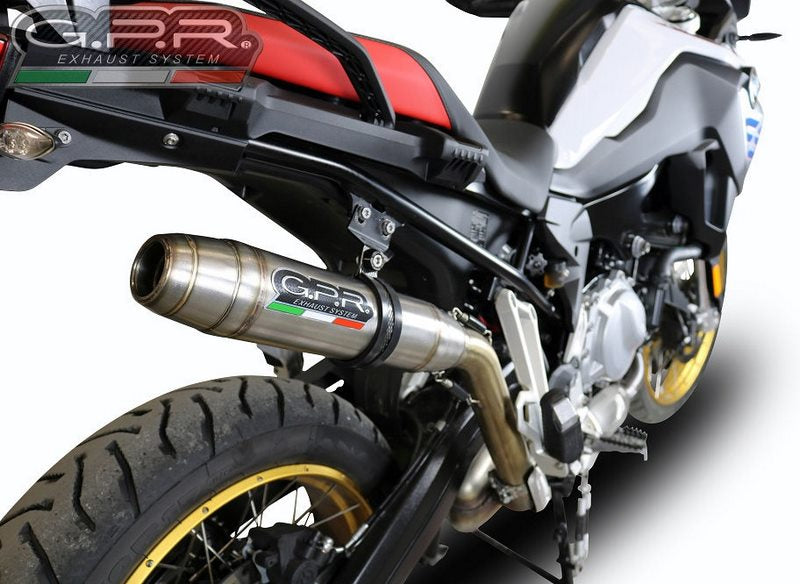 GPR / ジーピーアール Original For Bmw F 850 Gs - Adventure 2018/20 E4 Homologated スリッポンエキゾースト Deeptone Inox | BMW.94.DE