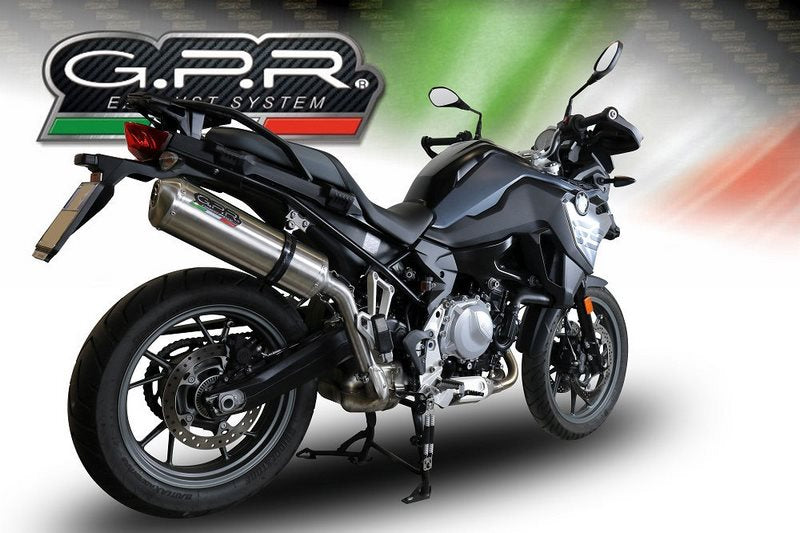 GPR / ジーピーアール Original For Bmw F 750 Gs 2018/20 E4 Homologated スリッポンエキゾースト Satinox | BMW.95.SAT