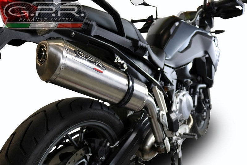 GPR / ジーピーアール Original For Bmw F 750 Gs 2018/20 E4 Homologated スリッポンエキゾースト Satinox | BMW.95.SAT