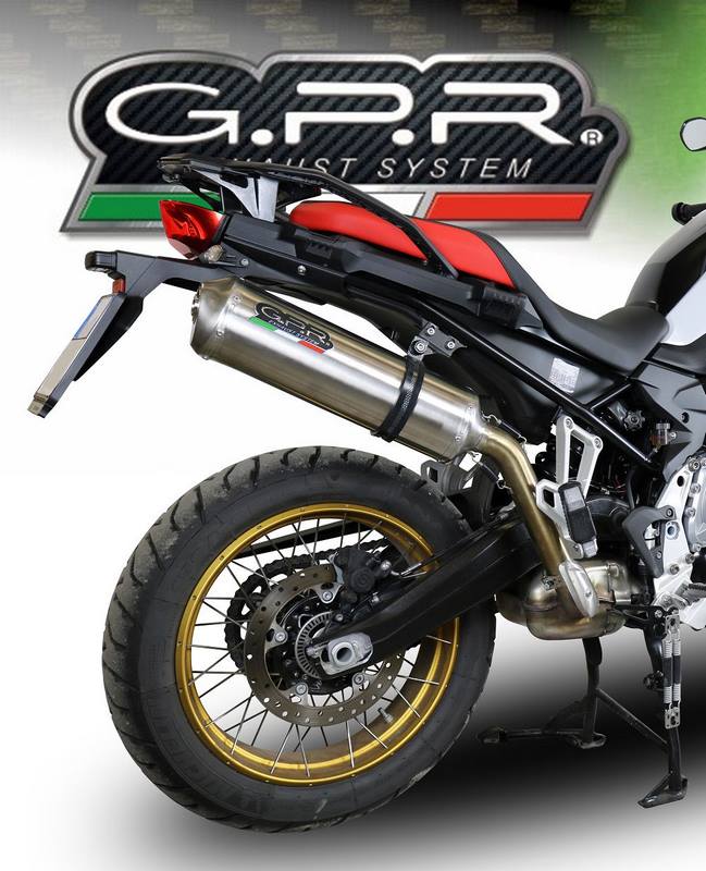 GPR / ジーピーアール Original For Bmw F 750 Gs 2018/20 E4 Homologated スリッポンエキゾースト Satinox | BMW.95.SAT
