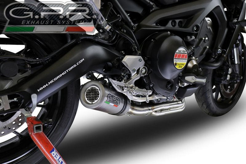 GPR / ジーピーアール Original For Yamaha Mt-09 Tracer/Fj-09 Tr 2015/16 E3 Homologated Full Exhaust Catalized M3 Inox | CO.Y.187.CAT.M3.INOX