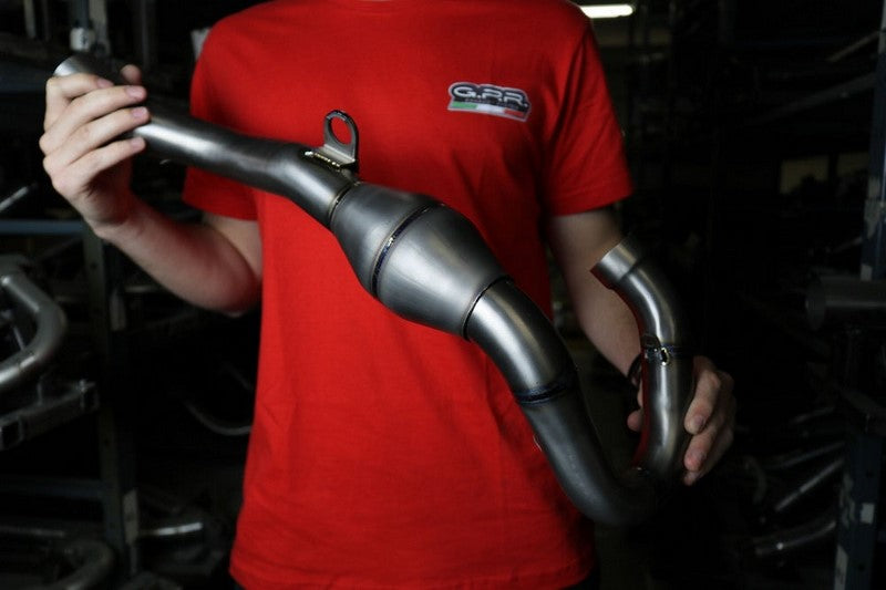 GPR / ジーピーアール Exhaust System Honda Crf 450 R 2021/2022 Mx competition full line Pentacross FULL Titanium | PNT.MX.9.FTT