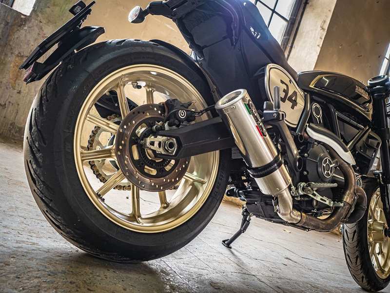GPR / ジーピーアール Original For Ducati Scrambler 800 2015/16 Homologated Slip-On Catalized M3 Inox | D.118.CAT.M3.INOX