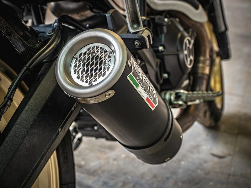 GPR / ジーピーアール Original For Ducati Scrambler 800 2015/16 Homologated スリッポンエキゾースト M3 Black Titanium | D.118.HOM.M3.BT