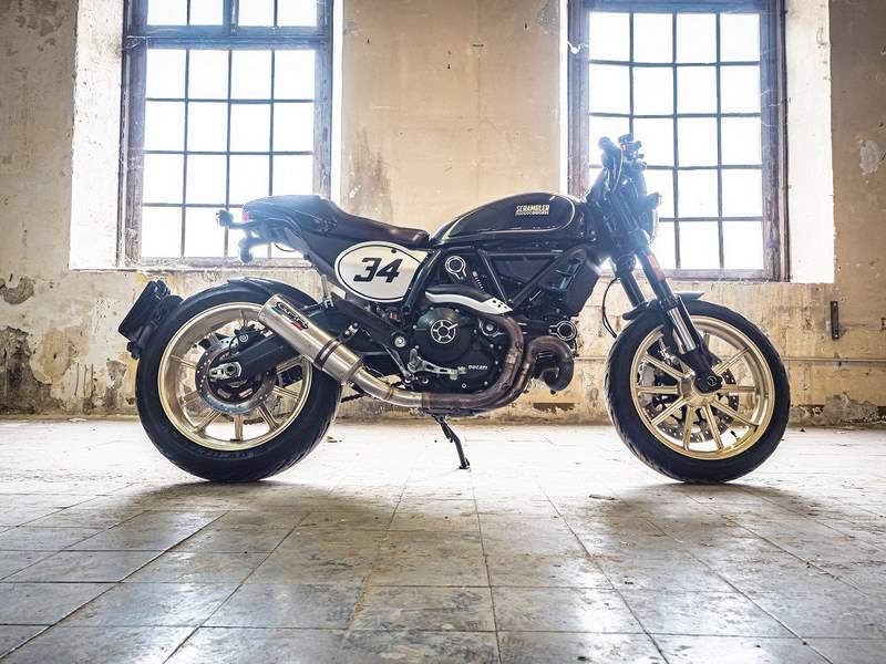 GPR / ジーピーアール Original For Ducati Scrambler 800 2015/16 Homologated スリッポンエキゾースト M3 Titanium Natural | D.118.HOM.M3.TN