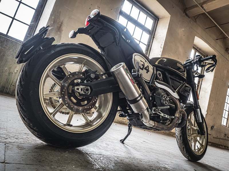 GPR / ジーピーアール Original For Ducati Scrambler 800 2015/16 Homologated スリッポンエキゾースト M3 Titanium Natural | D.118.HOM.M3.TN