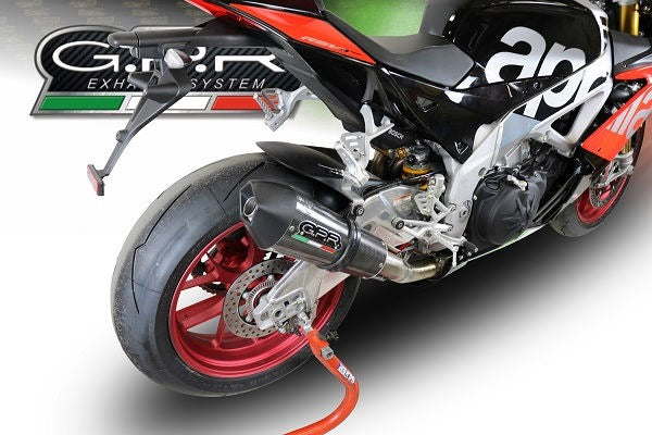 GPR / ジーピーアール Original For Aprilia Rsv4 1000 2017/18 E4 Homologated Slip-On Catalized Gp Evo4 Poppy | E.A65.CAT.GPAN.PO