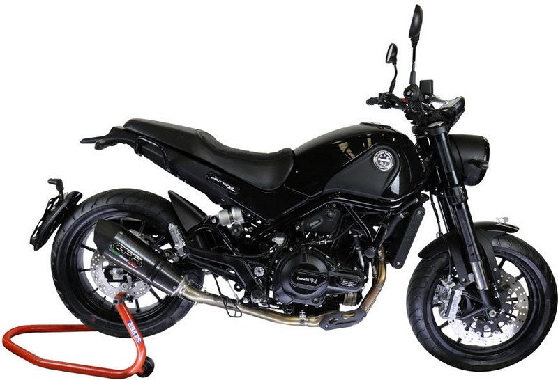 GPR / ジーピーアール Original For Benelli Leoncino 500 2017/20 E4 Homologated Mid フルシステム With Catalyst Gp Evo4 Poppy | E4.BE.17.CAT.GPAN.PO