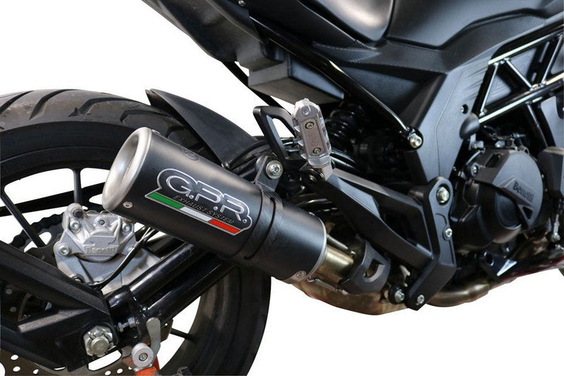 GPR / ジーピーアール Original For Benelli 502 C 2019/20 E4 Homologated スリッポンエキゾースト M3 Black Titanium | E4.BE.20.M3.BT