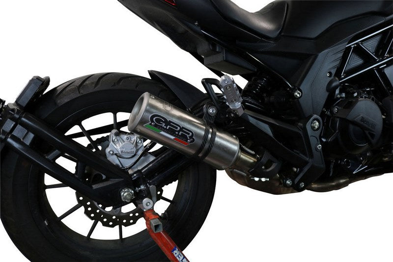 GPR / ジーピーアール Original For Benelli 502 C 2019/20 E4 Homologated スリッポンエキゾースト M3 Titanium Natural | E4.BE.20.M3.TN