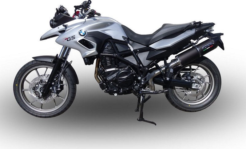 GPR / ジーピーアール Original For Bmw F 700 Gs 2016/18 E4 Homologated スリッポンエキゾースト Furore Evo4 Nero | E4.BM.100.FNE4