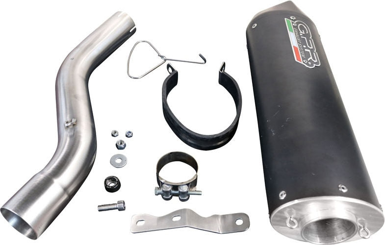GPR / ジーピーアール Original For Bmw F 900 Xr/R 2020/21 E5 Homologated スリッポンエキゾースト Furore Evo4 Nero | E4.BM.105.FNE4