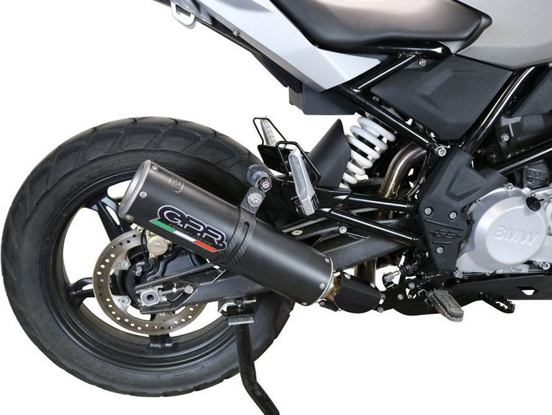 GPR / ジーピーアール Original For Bmw G 310 Gs 2017/20 E4 Homologated Full Exhaust Catalized M3 Black Titanium | E4.BM.CAT.106.M3.BT