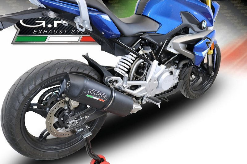 GPR / ジーピーアール Original For Bmw G 310 R 2017/20 E4 Homologated Full Catalized Furore Evo4 Nero | E4.BM.CAT.93.FNE4