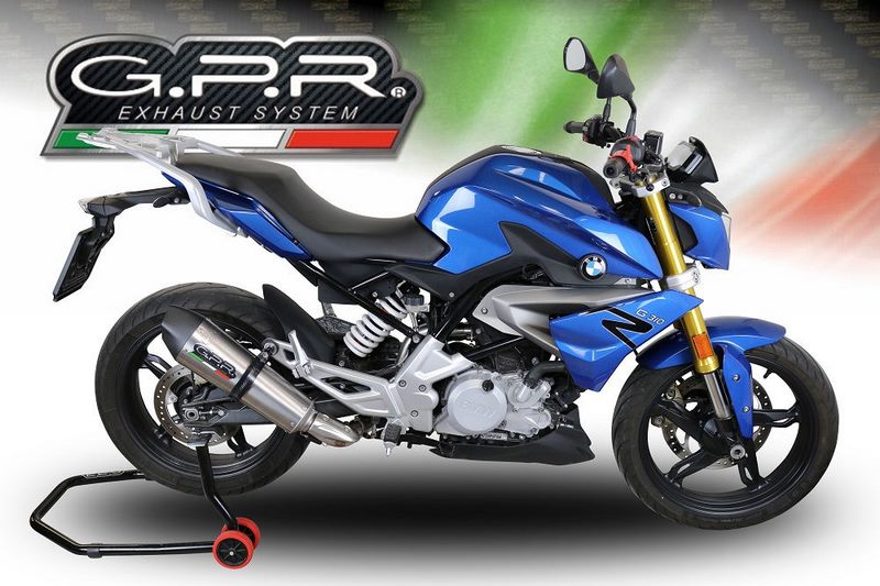 GPR / ジーピーアール Original For Bmw G 310 R 2017/20 E4 Homologated Full Catalized Gp Evo4 Titanium | E4.BM.CAT.93.GPAN.TO