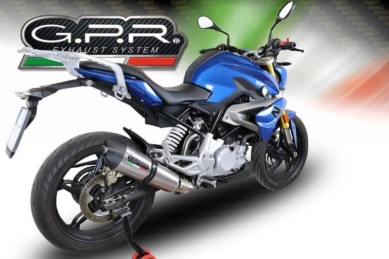 GPR / ジーピーアール Original For Bmw G 310 R 2017/20 E4 Homologated Full Catalized Gp Evo4 Titanium | E4.BM.CAT.93.GPAN.TO