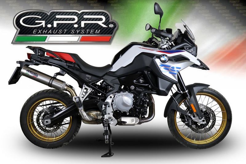 GPR / ジーピーアール Original For Bmw F 850 Gs - Adventure 2018/20 E4 Homologated スリッポンエキゾースト M3 Titanium Natural | E4.BMW.94.M3.TN