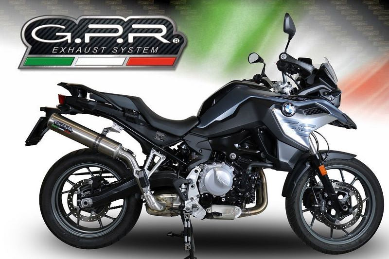 GPR / ジーピーアール Original For Bmw F 750 Gs 2018/20 E4 Homologated スリッポンエキゾースト M3 Titanium Natural | E4.BMW.95.M3.TN