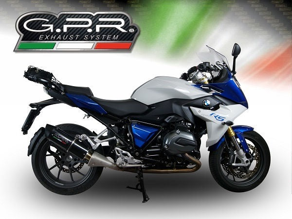 GPR / ジーピーアール Original For Bmw R 1200 Rs Lc 2017/19 E4 Homologated スリッポンエキゾースト Furore Evo4 Nero | E4.BMW.97.FNE4
