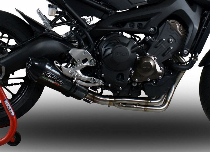 GPR / ジーピーアール Original For Yamaha Xsr 900 2016/20 E4 Homologated Full Exhaust Catalized Gp Evo4 Poppy | E4.CO.Y.186.CAT.GPAN.PO