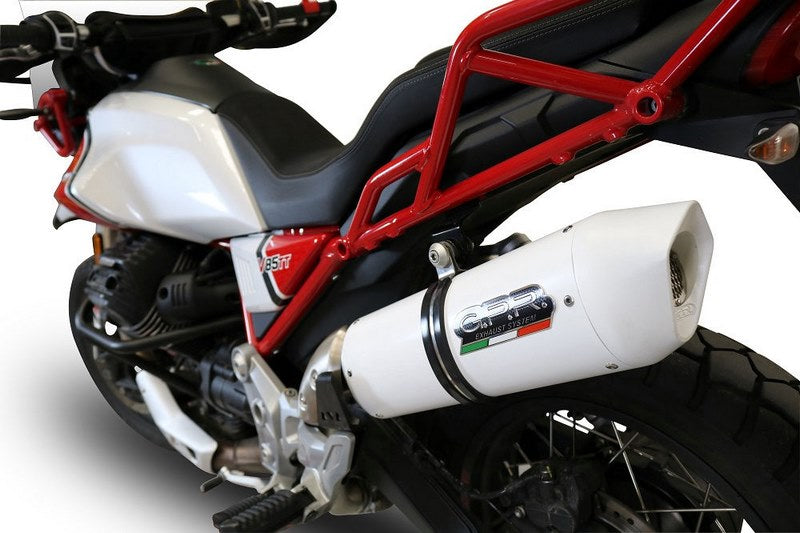 GPR / ジーピーアール Original For Moto Guzzi V85 Tt 2019/20 E4 Homologated スリッポンエキゾースト Albus Evo4 | E4.GU.61.ALBE4