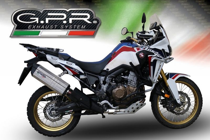 GPR / ジーピーアール Original For Honda Crf 1000 L Africa Twin 2018/19 E4 Homologated スリッポンエキゾースト Sonic Titanium | E4.H.226.SOTIT