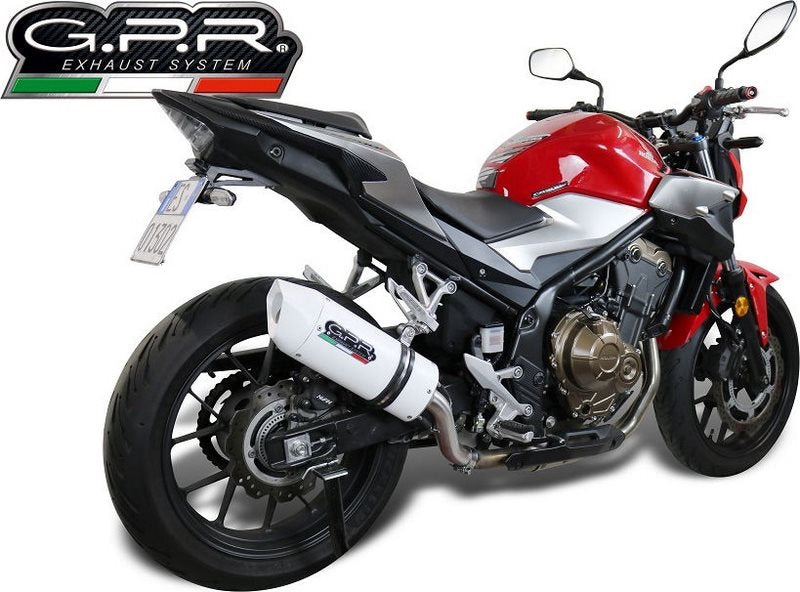 GPR / ジーピーアール Original For Honda Cb 500 F 2019/20 E4 Homologated スリッポンエキゾースト Albus Evo4 | E4.H.253.ALBE4