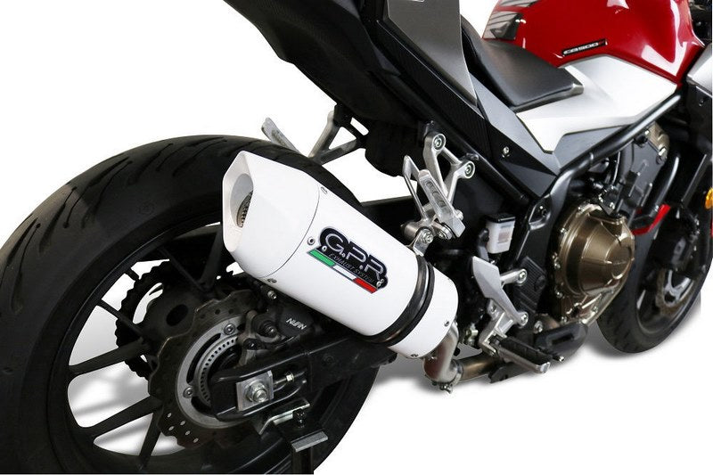 GPR / ジーピーアール Original For Honda Cb 500 F 2019/20 E4 Homologated スリッポンエキゾースト Albus Evo4 | E4.H.253.ALBE4