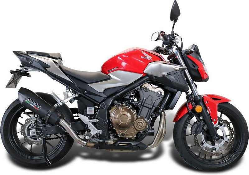 GPR / ジーピーアール Original For Honda Cb 500 F 2019/20 E4 Homologated スリッポンエキゾースト Gp Evo4 Black Titanium | E4.H.253.GPAN.BLT