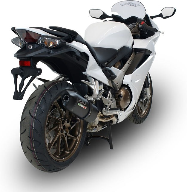 GPR / ジーピーアール Original For Honda Vfr 800 F 2017/20 E4 Homologated スリッポンエキゾースト Furore Evo4 Nero | E4.H.256.FNE4