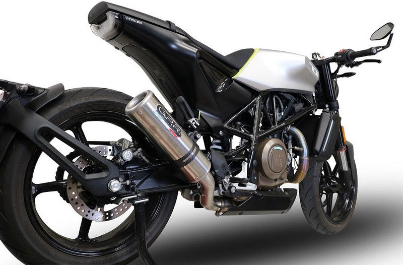 GPR / ジーピーアール Original For Husqvarna Svartpilen 701 2018/20 E4 Homologated スリッポンエキゾースト M3 Inox | E4.HU.43.M3.INOX