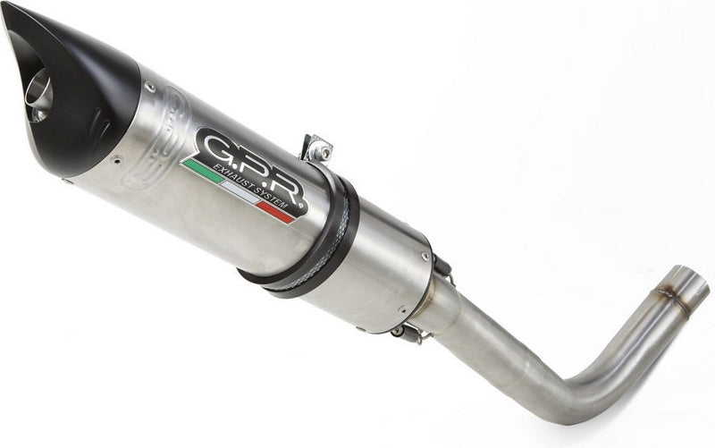 GPR / ジーピーアール Original For Husqvarna Svartpilen 701 2018/20 E4 Homologated スリッポンエキゾースト Tiburon Titanium Evo4 | E4.HU.43.TIBTO