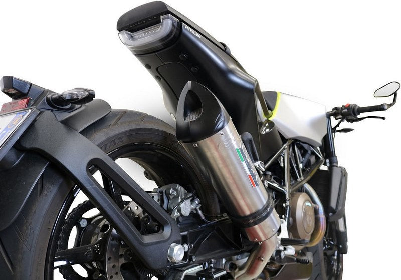 GPR / ジーピーアール Original For Husqvarna Svartpilen 701 2018/20 E4 Homologated スリッポンエキゾースト Tiburon Titanium Evo4 | E4.HU.43.TIBTO