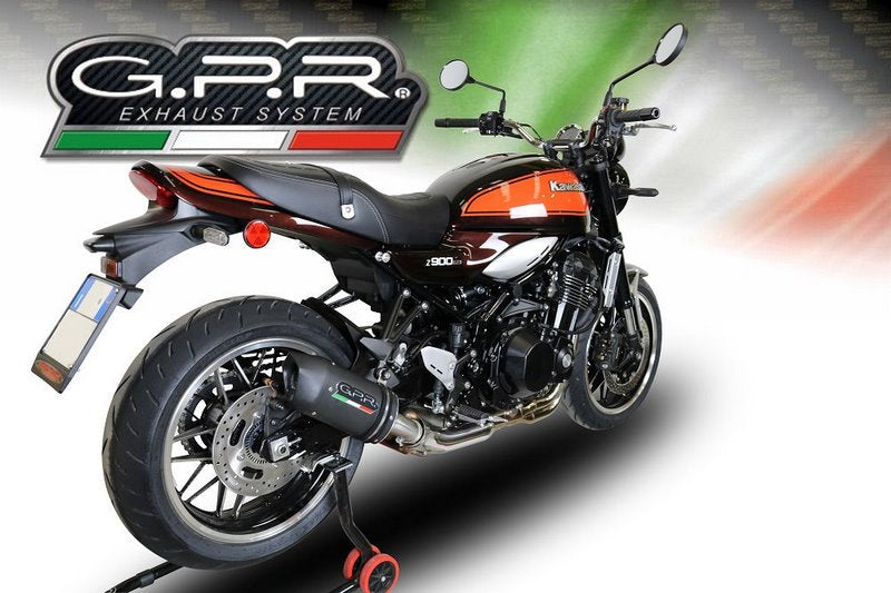 GPR / ジーピーアール Original For Kawasaki Z 900 Rs 2018/20 E4 Homologated スリッポンエキゾースト Furore Evo4 Nero | E4.K.168.FNE4