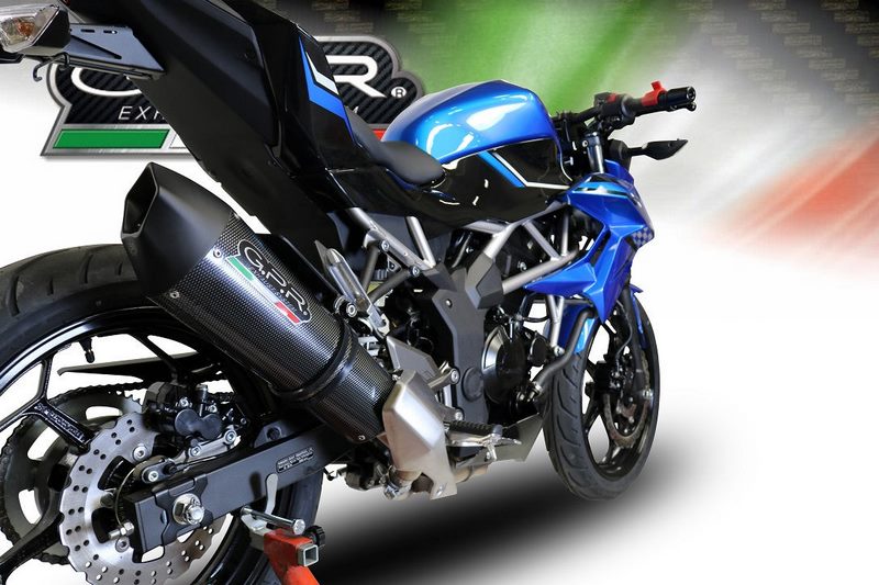 GPR / ジーピーアール Original For Kawasaki Z 125 2019/20 E4 Homologated スリッポンエキゾースト Gp Evo4 Poppy | E4.K.170.GPAN.PO