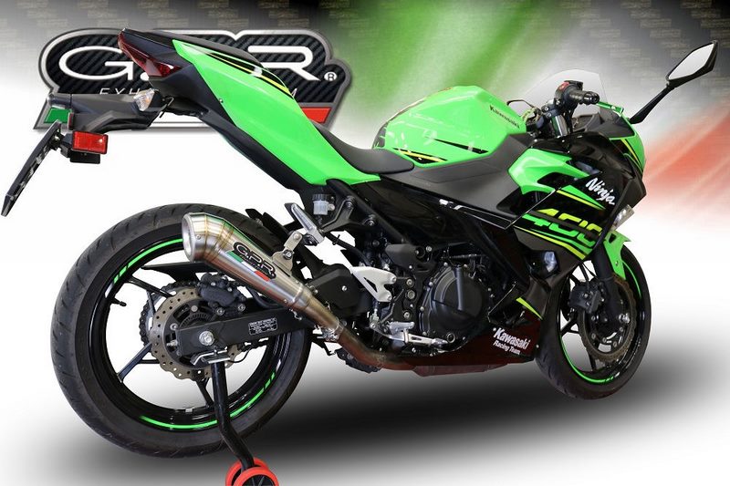 GPR / ジーピーアール Original For Kawasaki Ninja 400 2018/20 E4 Homol.スリッポンエキゾースト Powercone Evo | E4.K.174.PCEV