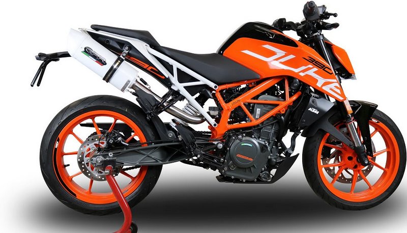 GPR / ジーピーアール Original For Ktm Duke 250 2017/20 E4 Homologated スリッポンエキゾースト Catalized Albus Evo4 | E4.KT.86.1.CAT.ALBE4