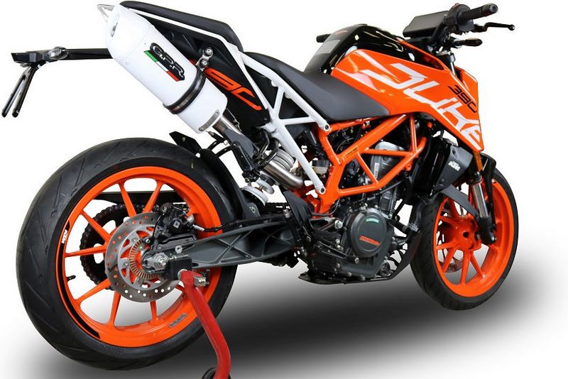 GPR / ジーピーアール Original For Ktm Duke 250 2017/20 E4 Homologated スリッポンエキゾースト Catalized Albus Evo4 | E4.KT.86.1.CAT.ALBE4