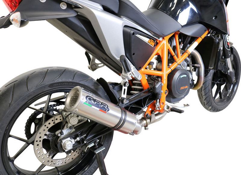 GPR / ジーピーアール Original For Ktm Duke 690 2012/16 E3 Homologated スリッポンエキゾースト M3 Titanium Natural | E4.KT.98.M3.TN