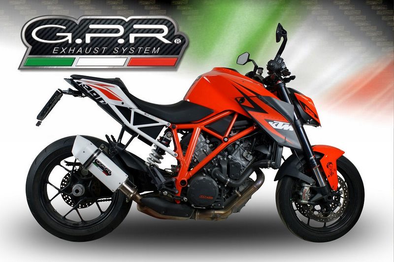 GPR / ジーピーアール Original For Ktm Superduke 1290 R 2017/19 E4 Homologated スリッポンエキゾースト Albus Evo4 | E4.KTM.96.ALBE4