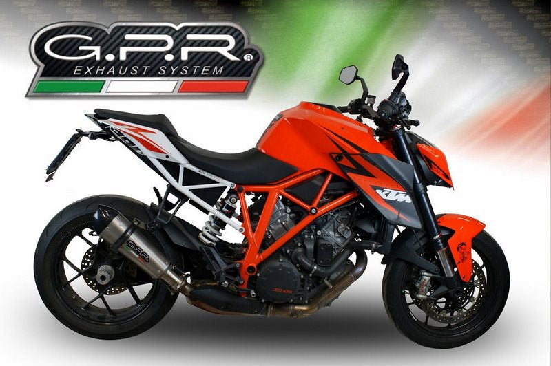 GPR / ジーピーアール Original For Ktm Superduke 1290 R 2017/19 E4 Homologated スリッポンエキゾースト Gp Evo4 Titanium | E4.KTM.96.GPAN.TO