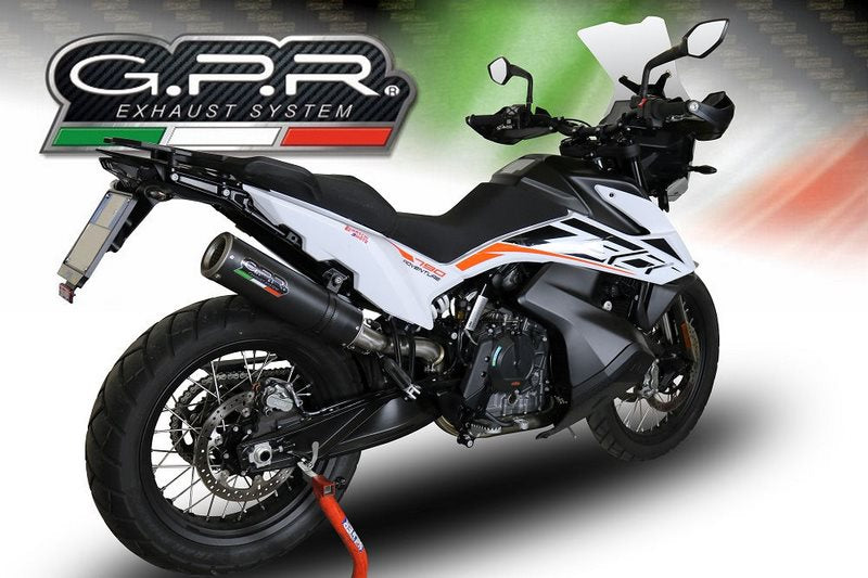 GPR / ジーピーアール Original For Ktm Adventure 790 2018/20 E4 Homologated スリッポンエキゾースト M3 Black Titanium | E4.KTM.97.M3.BT
