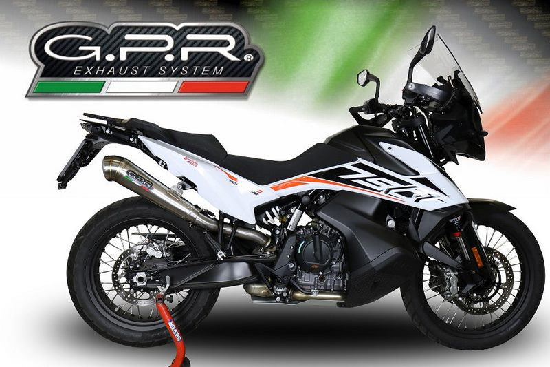 GPR / ジーピーアール Original For Ktm Adventure 790 2018/20 E4 Homologated スリッポンエキゾースト Powercone Evo | E4.KTM.97.PCEV