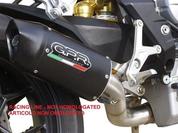 GPR / ジーピーアール Original For Mv Agusta Brutale 800 2017/20 Rr E4 Homologated Slip-On Catalized Furore Evo4 Nero | E4.MV.6.CAT.FNE4