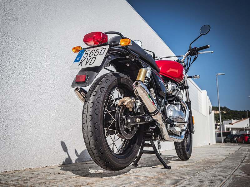 GPR / ジーピーアール Original For Royal E. Interceptor 650 2019/20 E4 Homologated スリッポンエキゾースト Catalized Deeptone Inox | E4.ROY.6.CAT.DE