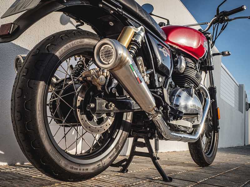 GPR / ジーピーアール Original For Royal E. Continental 650 2019/20 E4 Homologated Slip-On Catalized Powercone Evo | E4.ROY.7.CAT.PCEV