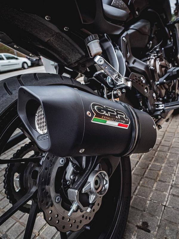 GPR / ジーピーアール Original For Yamaha Mt-07 2017/20 E4 Homologated Full Exhaust Catalized Furore Evo4 Nero | E4.Y.190.CAT.FNE4