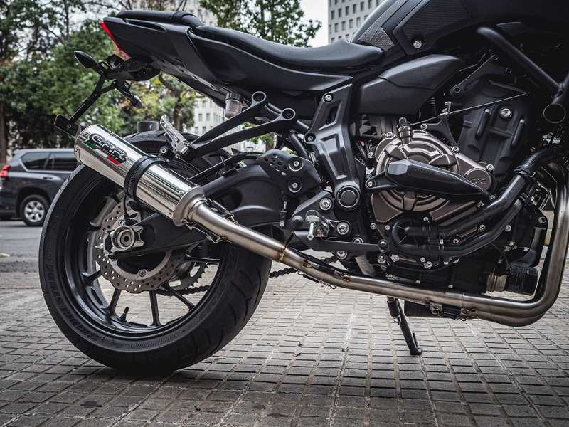 GPR / ジーピーアール Original For Yamaha Mt-07 2017/20 E4 Homologated Full Exhaust Catalized M3 Inox | E4.Y.190.CAT.M3.INOX