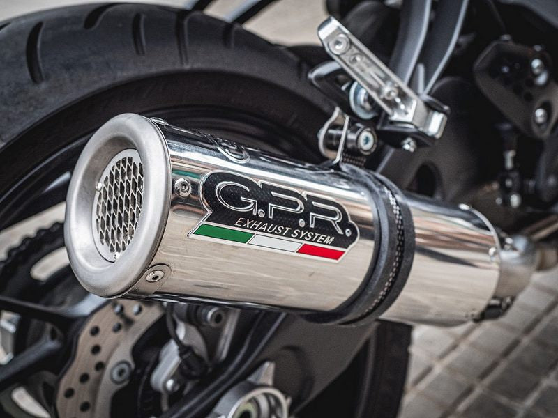 GPR / ジーピーアール Original For Yamaha Mt-07 2017/20 E4 Homologated Full Exhaust Catalized M3 Inox | E4.Y.190.CAT.M3.INOX