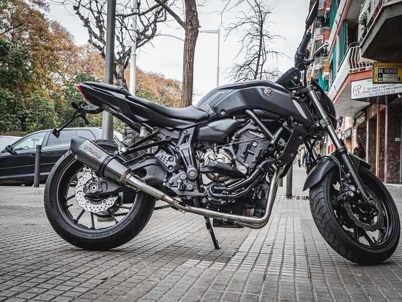 GPR / ジーピーアール Original For Yamaha Xsr 700 2016/20 E4 Homologated Full Exhaust Catalized Gp Evo4 Poppy | E4.Y.191.CAT.GPAN.PO
